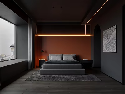 Modern Bedroom Home Bedroom 3d model