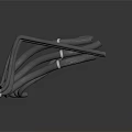 High Quality Black Metal Bending Parts For Mechanical Equipment Components
