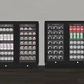 Black Glass Door Beverage Refrigerators With Canned Drinks And Bottled Wines