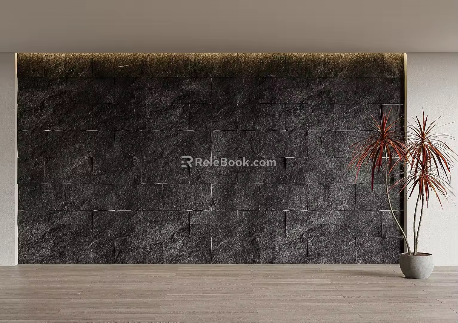 rubble stone background wall stone wall stone wall 3d model