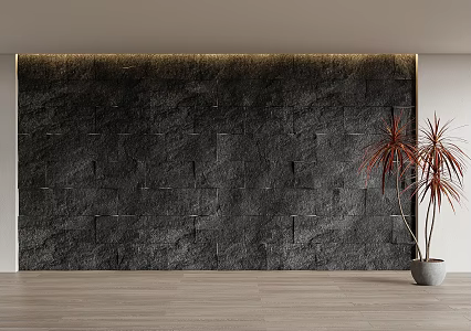 rubble stone background wall stone wall stone wall 3d model