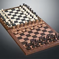 Classic Chess Set With Board And Pieces For Family Recreational Entertainment Game Time