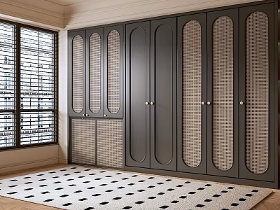Modern style wardrobe 3d model
