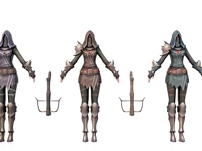 High Quality 3D Game Characters 3d model