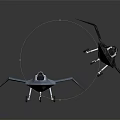 modern fighter boeing fighter 3d model
