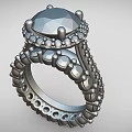 Exquisite Silver Ring Jewelry With Intricate Filigree Design And Decorative Details