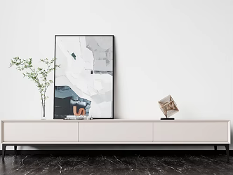 Modern TV Cabinet Minimalist TV Cabinet 3d model