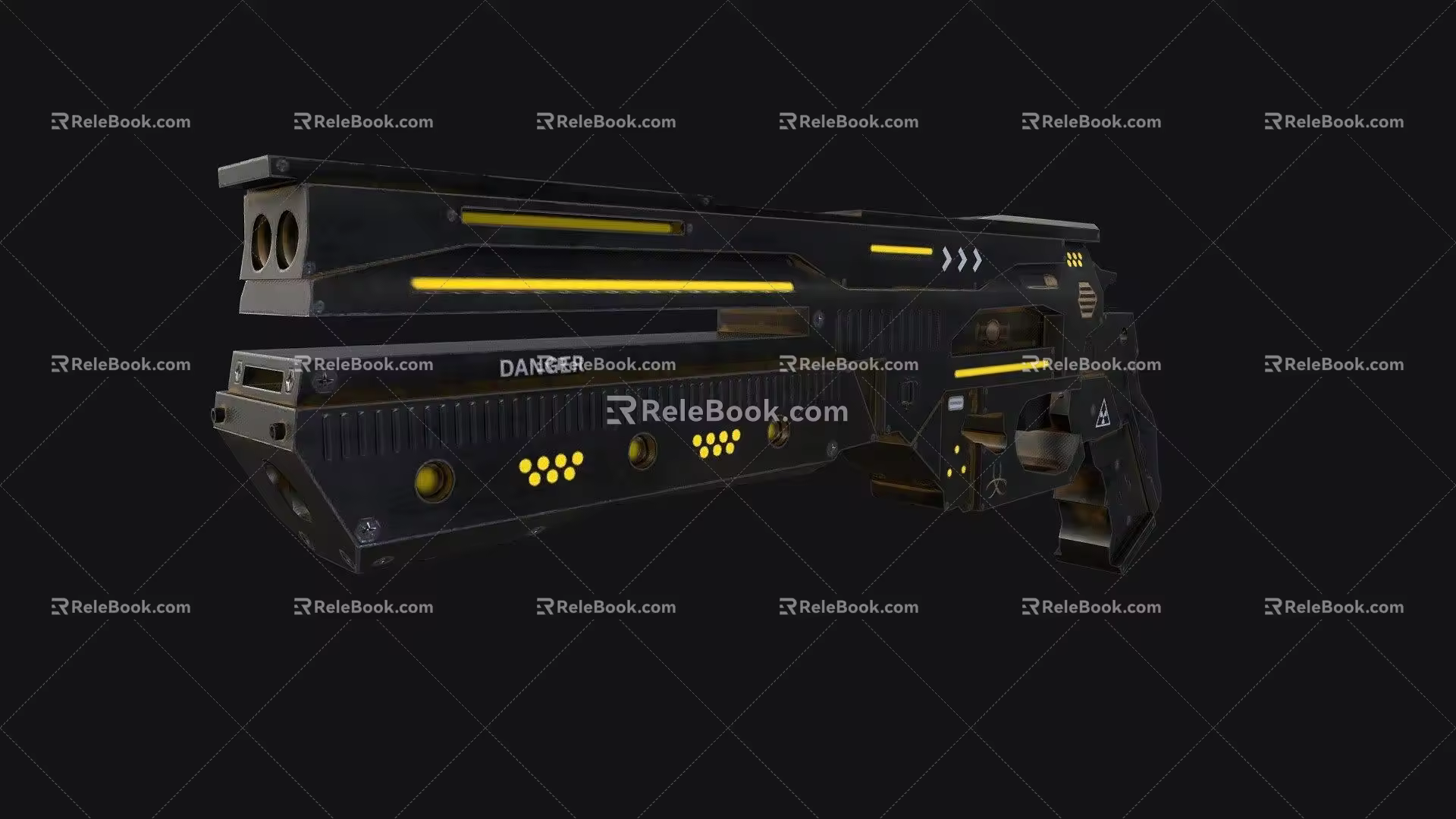 Weapon Sci-Fi Pistol 3d model