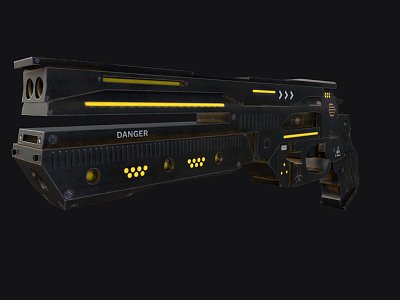 Weapon Sci-Fi Pistol model