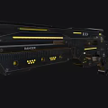 Weapon Sci-Fi Pistol 3d model