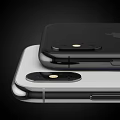 Apple iPhone Smartphones in White and Black with Colorful App Icons