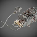 Industrial Metal Mechanical Device With Cable And Knob For Industrial Machinery