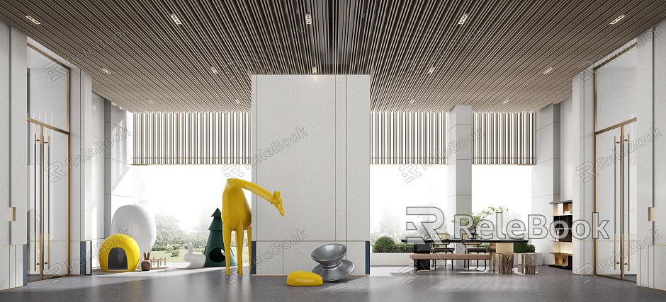 Modern Hall Reception Hall model