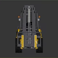 HOMESTAR 30 Forklift With Yellow Black Cab And Front Forks