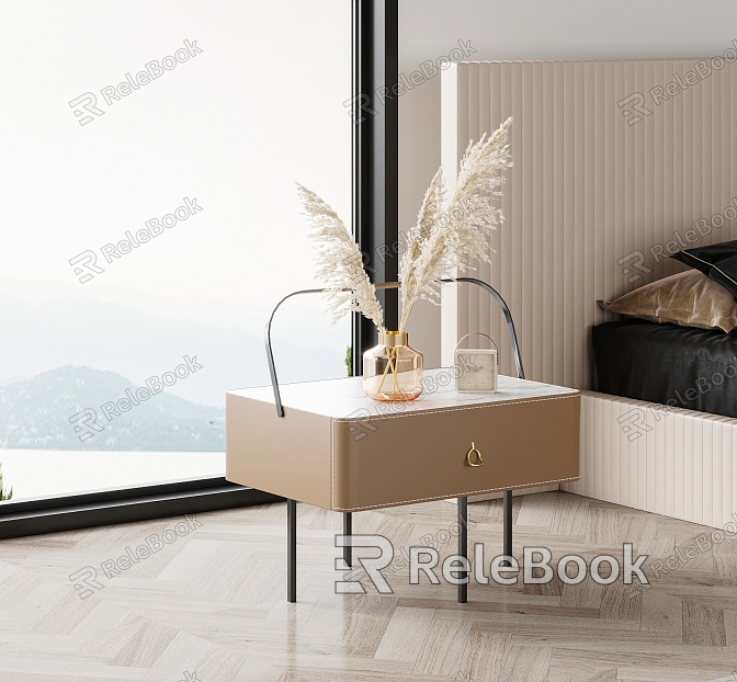 Modern bedside table model