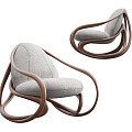 Modern Giorgetti Rocking Chair 3d model