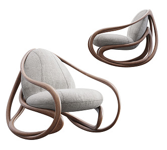 Modern Giorgetti Rocking Chair 3d model