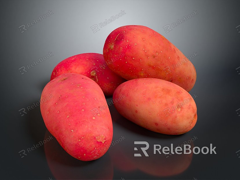 Modern Potato Potato Vegetable Fruit Vegetable model