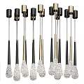 Elegant Floor Lamp Styles Featuring Black Gold Shades And Crystal Bases