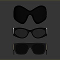 glasses sunglasses sunglasses sunglasses sunscreen glasses presbyopic glasses 3d model