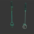 Durable Metal Hand Tools With Long Handles Black Grips And Different Bases