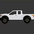 Sleek Silver Pickup Truck With Crew Cab And Off Road Wheels Design