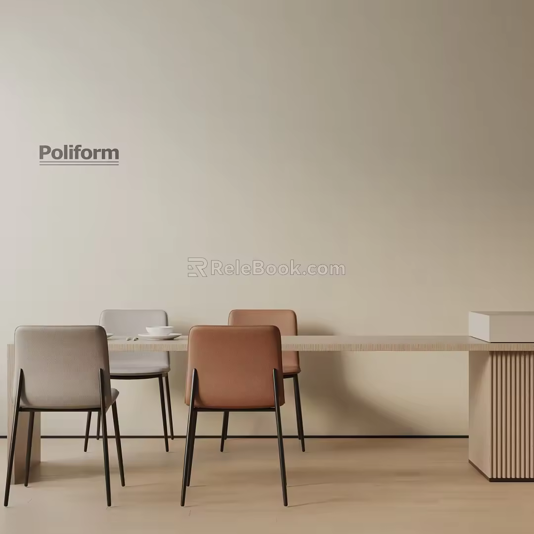 Modern table combination 3d model