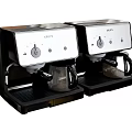 KRUPS Espresso Machines Modern Kitchen Appliances With Dual Setup And Stainless Steel Finish