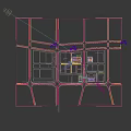 Modern Industrial Factory Building With 1 2 Markings Large Parking Area Cars And Green Trees