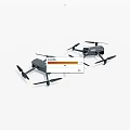 Two Modern Drones With Foldable Arms And Propellers For Aerial Photography
