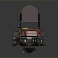 Infrared Steiner Laser Pistol Light Source Firearm Sight Firearm Device 3d model