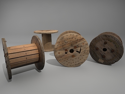 Modern Axle Cable Axle 3d model