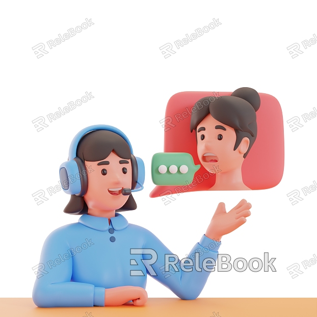 Cartoon Scene Cartoon Dialogue Scene Cartoon Characters model