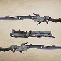 sword weapon cold weapon 3d model