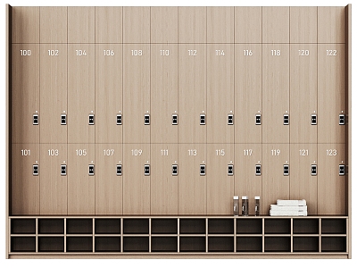 Gym Locker Cabinet model