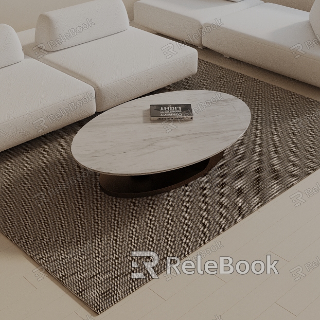 Modern coffee table model