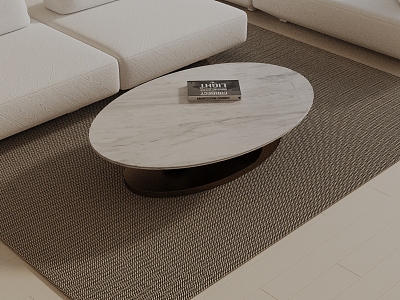 Modern coffee table model