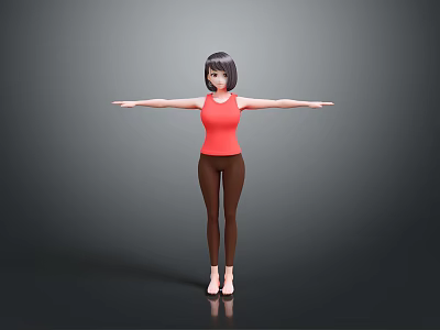Cartoon Beauty Animation Beauty Animation Beauty Cartoon Girl Animation Girl Cartoon Girl Fantasy Beauty 3d model