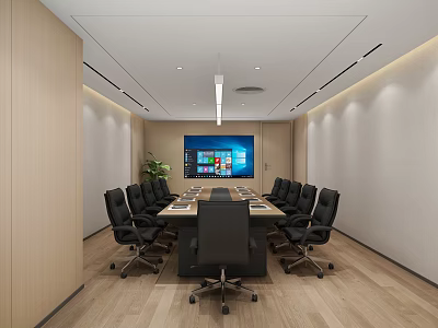 Tooling Office Space Meeting Room 3d model