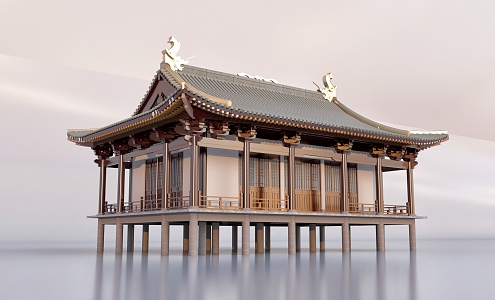 Chinese ancient building 3d model