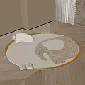 Children's Carpet Round Carpet 3d model