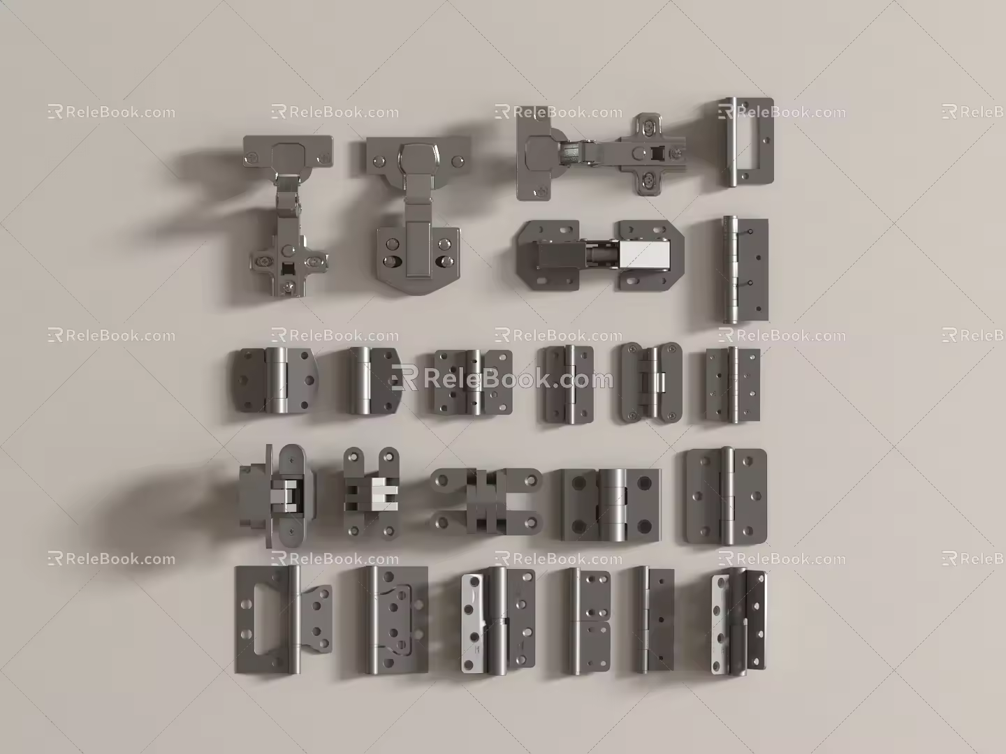 Modern Other Hardware Hinge Hardware 3d model