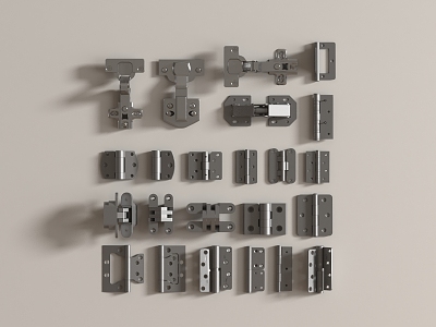 Modern Other Hardware Hinge Hardware 3d model