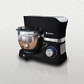 Black MATA Stand Mixer with Metal Bowl and Knob Control for Kitchen Use