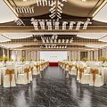 Ballroom 3d model