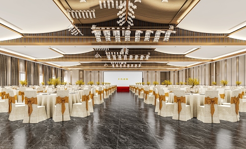 Ballroom 3d model