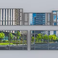 window glass window casement window sliding window aluminum alloy window broken bridge aluminum window bay window balcony window 3d model