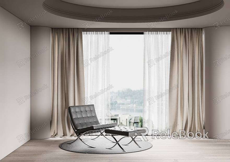 curtain fabric curtain gauze curtain fabric curtain model