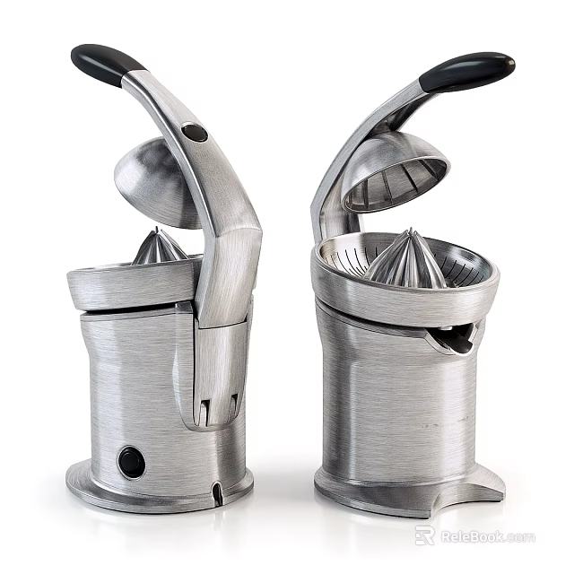 Modern Stainless Steel Manual Juicers For Home Kitchen Fruit Juicing Tools 3d model 