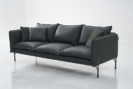 Three-seat sofa combination 3d model